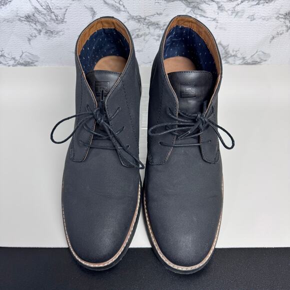 Hawker Rye Men’s Lace Up Chukka Boots Size 11 Charcoal Gray Casual Dress Shoes - Picture 2 of 11